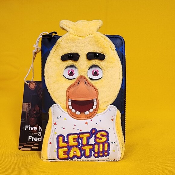 Loungefly Five Nights at Freddy's Chica Plush Cosplay Zip Around Wallet NEW - Picture 14 of 14
